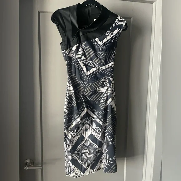 Karen Millen | Dresses | Karen Millen Black Blue White Patterned Fitted Dress | Poshmark Karen Millen | Dresses | Karen Millen Black Blue White Patterned Fitted Dress | Poshmark